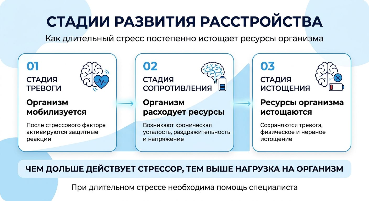 Лечение стресса в городе Иланский инфографика